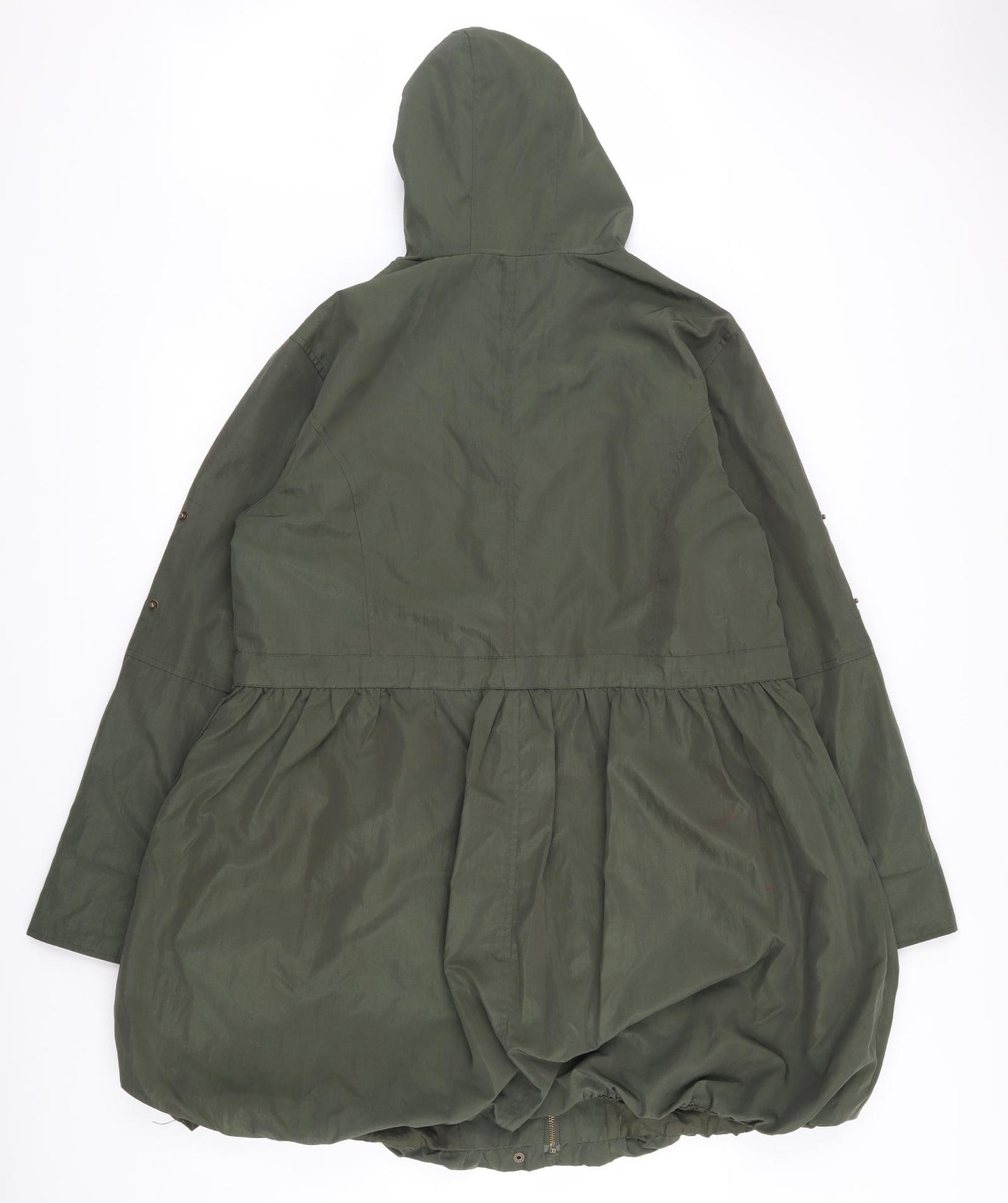 Ricci elle Womens Green   Anorak Coat Size 18  Zip
