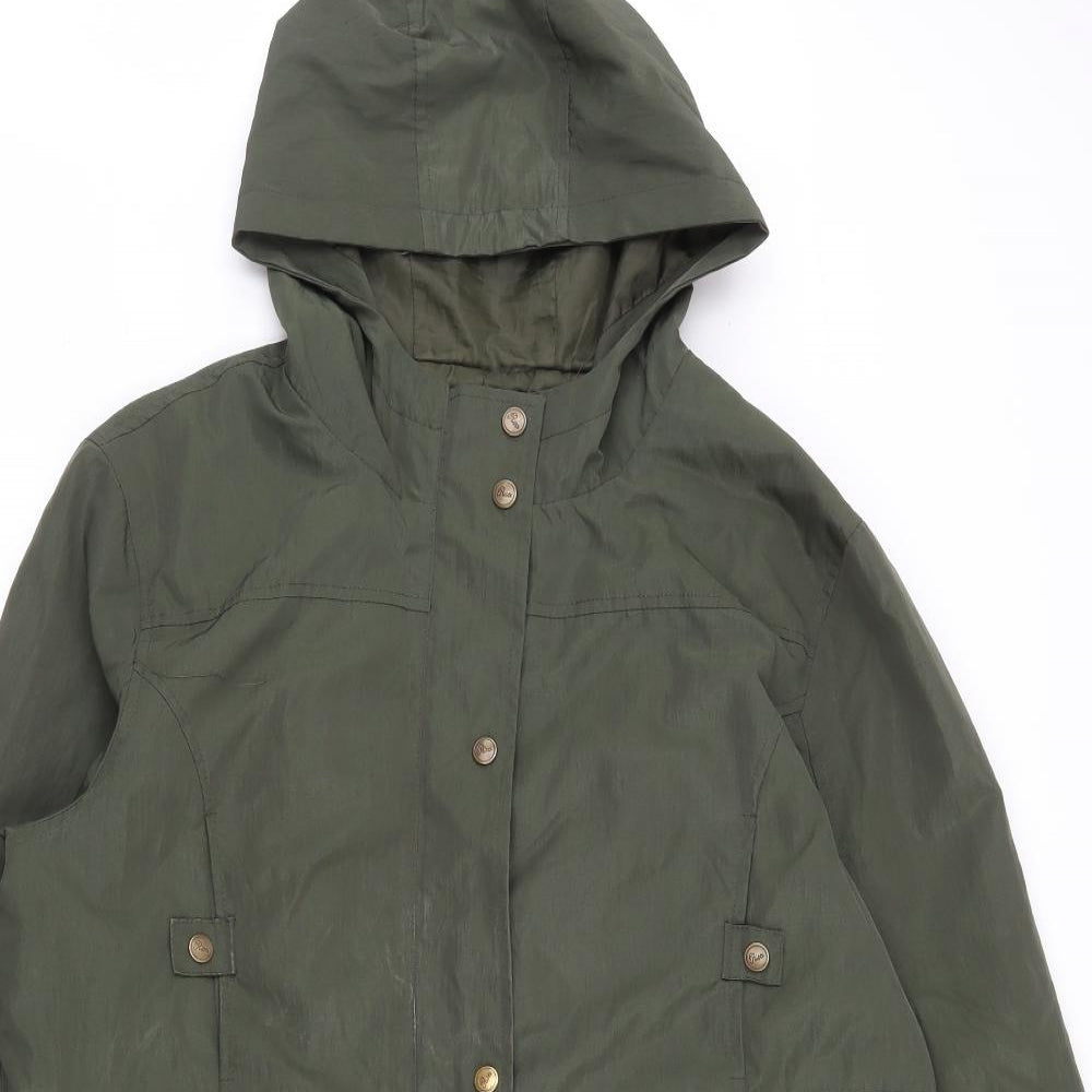 Ricci elle Womens Green   Anorak Coat Size 18  Zip