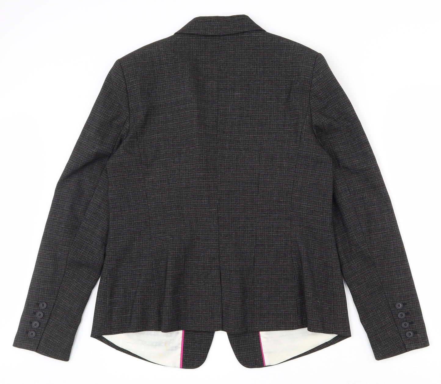 NEXT Womens Grey  Polyester Jacket Suit Jacket Size 16