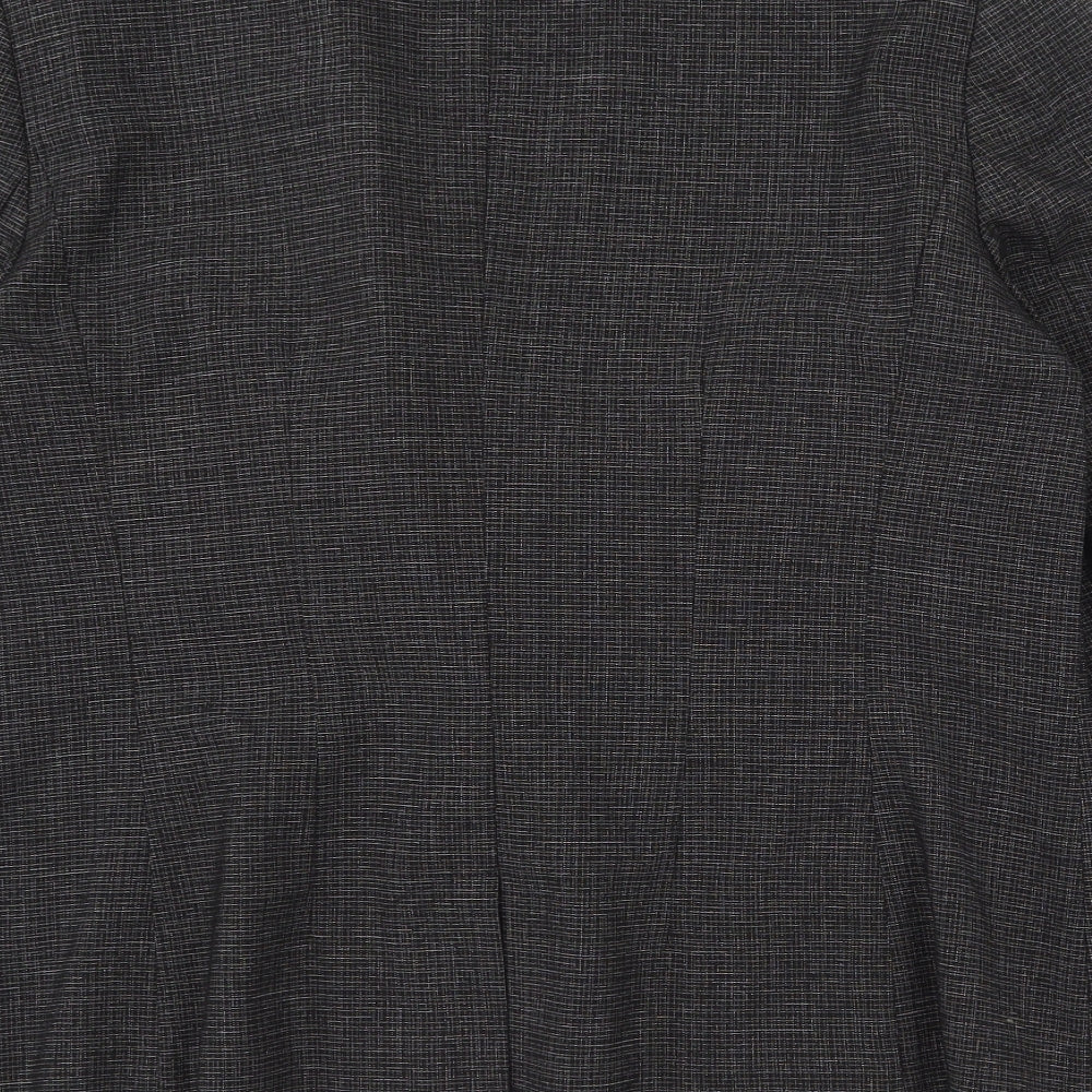NEXT Womens Grey  Polyester Jacket Suit Jacket Size 16