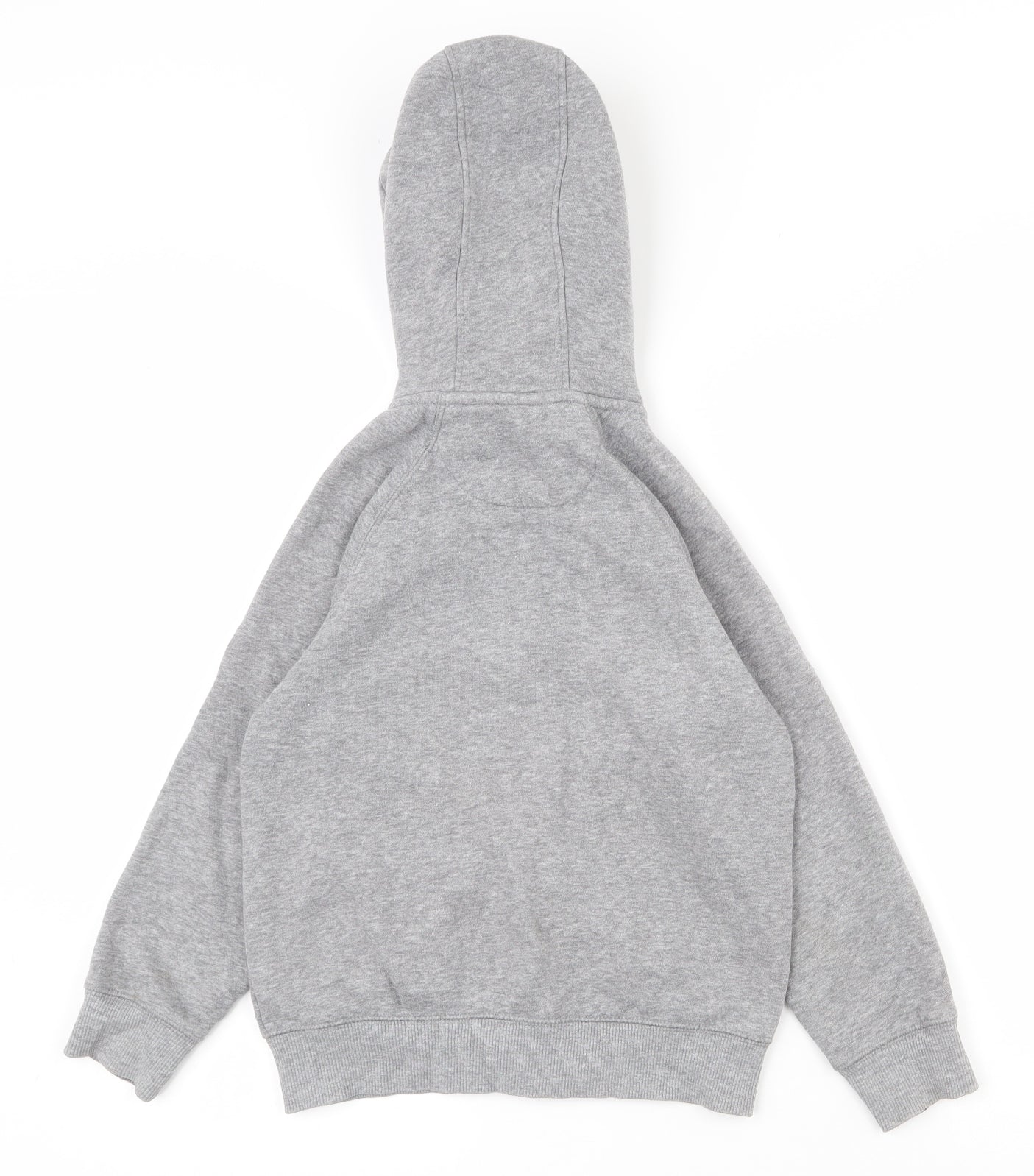 Matalan Boys Grey  Cotton Full Zip Hoodie Size 6-7 Years  Zip