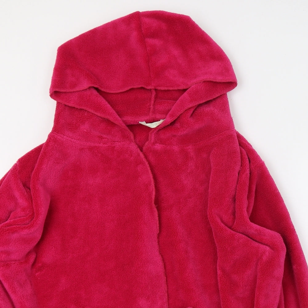 Marks and Spencer Womens Pink  Polyester Top Gown Size 16  Tie