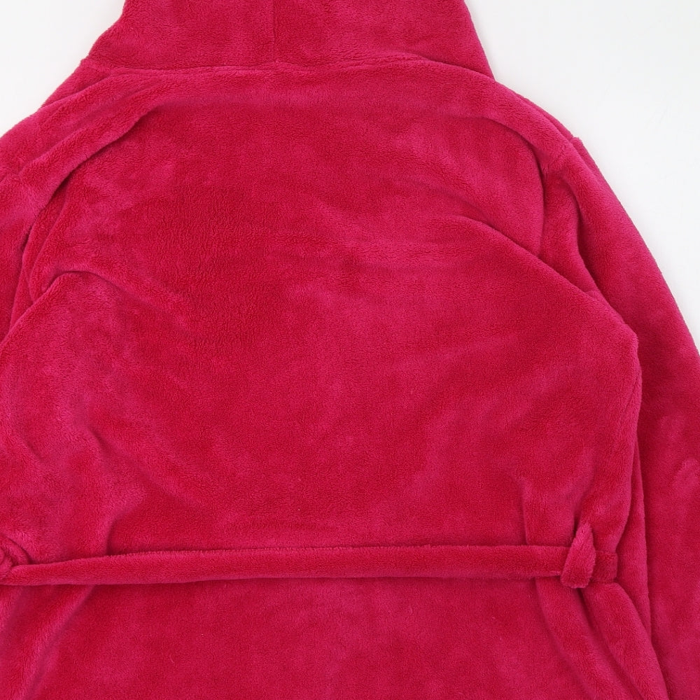 Marks and Spencer Womens Pink  Polyester Top Gown Size 16  Tie