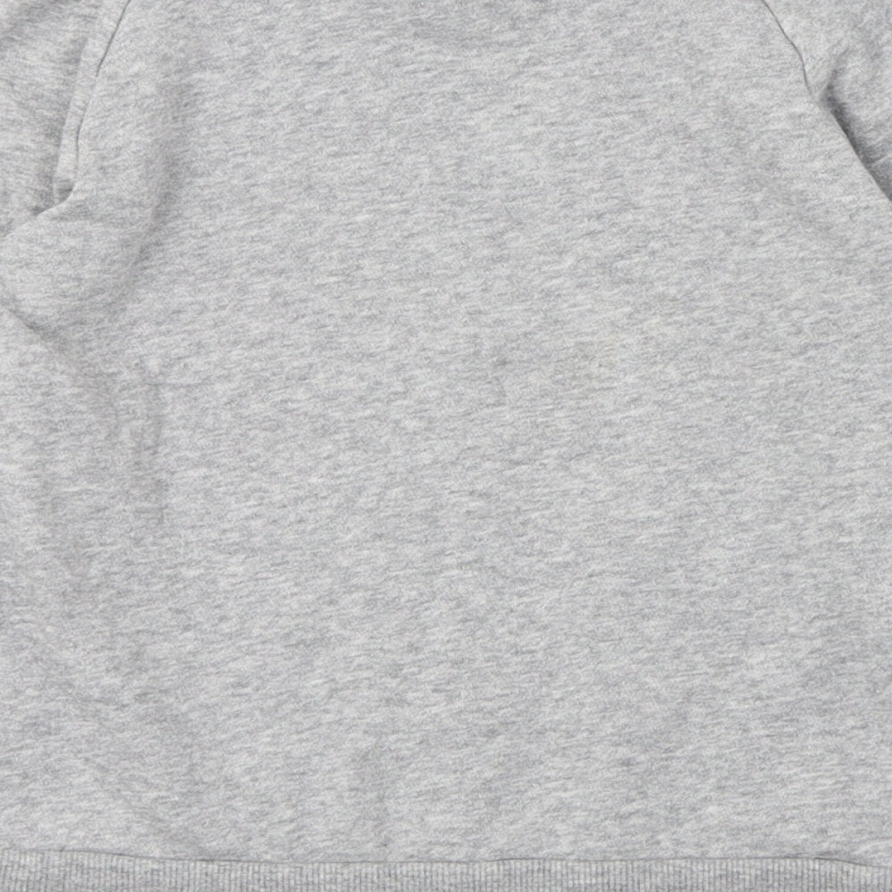 adidas Girls Grey  Cotton Pullover Sweatshirt Size 3-4 Years  Pullover