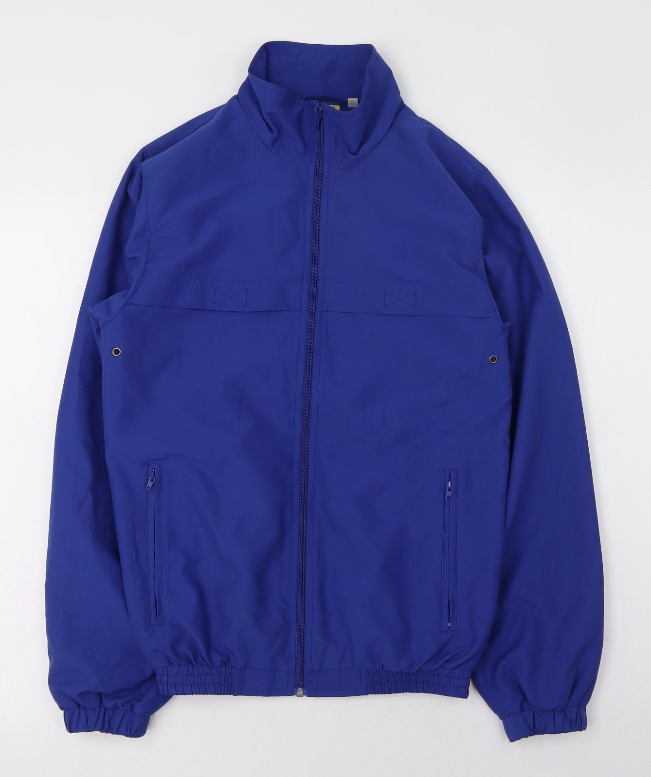 Phase One Mens Blue   Bomber Jacket Jacket Size 2XS  Zip - Jets