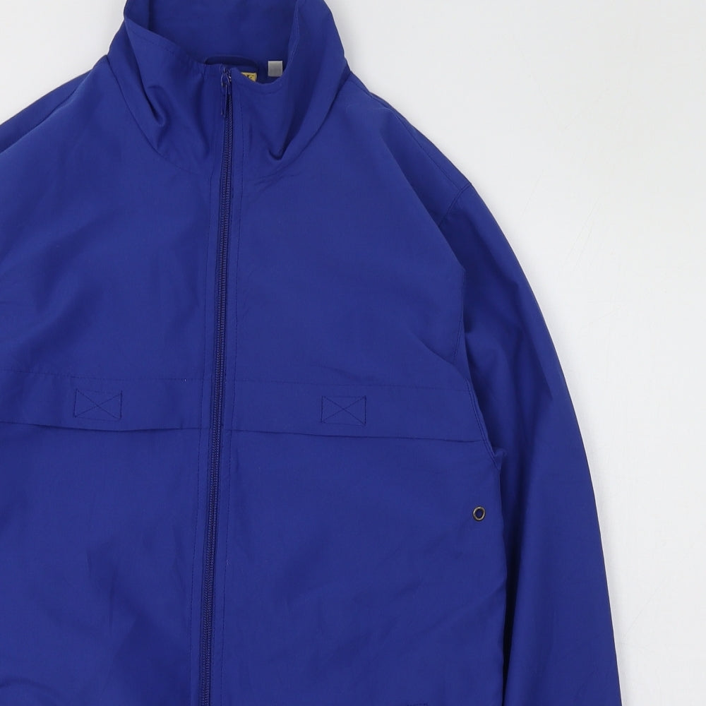 Phase One Mens Blue   Bomber Jacket Jacket Size 2XS  Zip - Jets