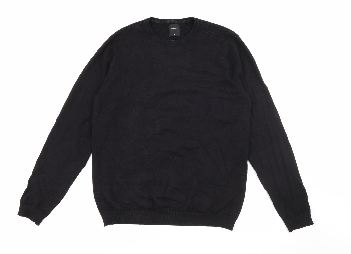 Burton Mens Black  Cotton Pullover Sweatshirt Size M