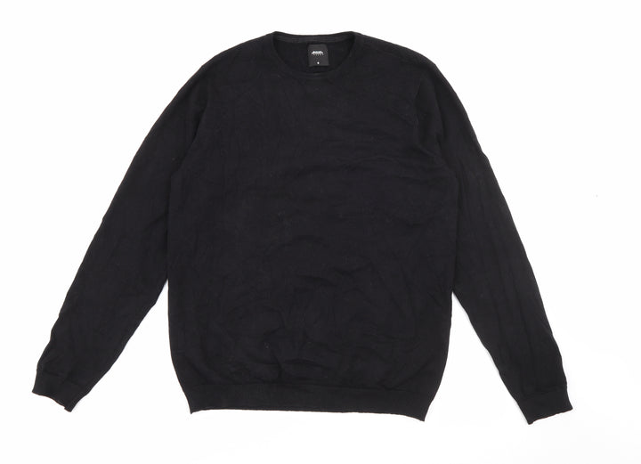 Burton Mens Black  Cotton Pullover Sweatshirt Size M