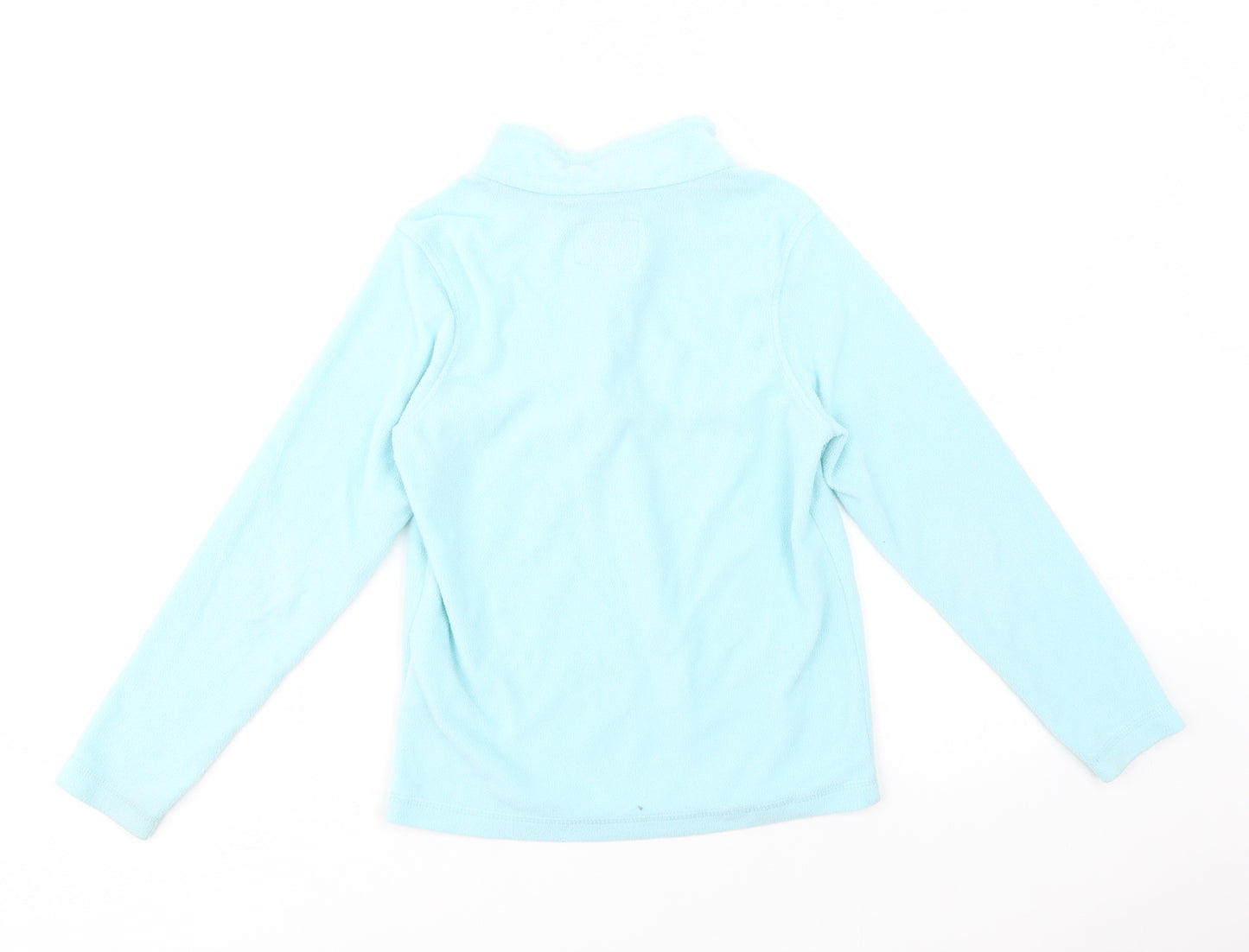 Regatta Girls Blue  Polyester Pullover Sweatshirt Size 11-12 Years  Zip