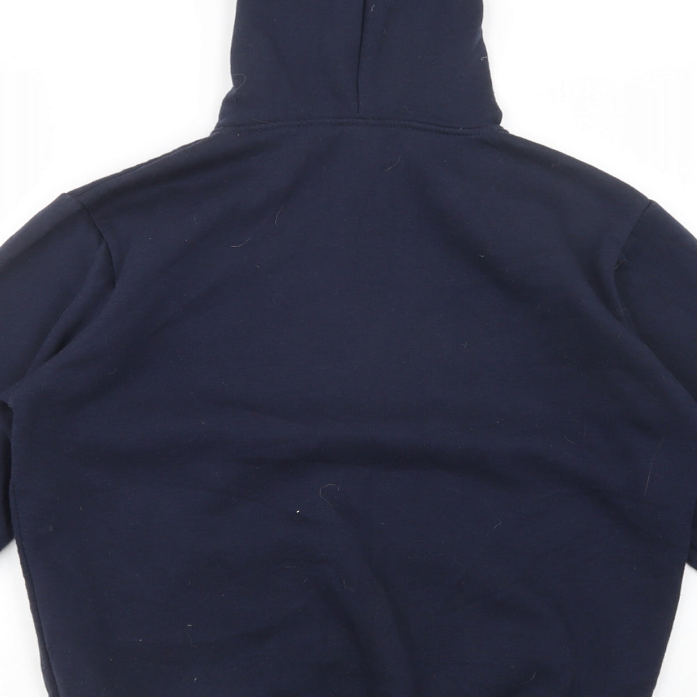 AG Sweatshirt Mens Blue  Cotton Pullover Hoodie Size L   - Italia