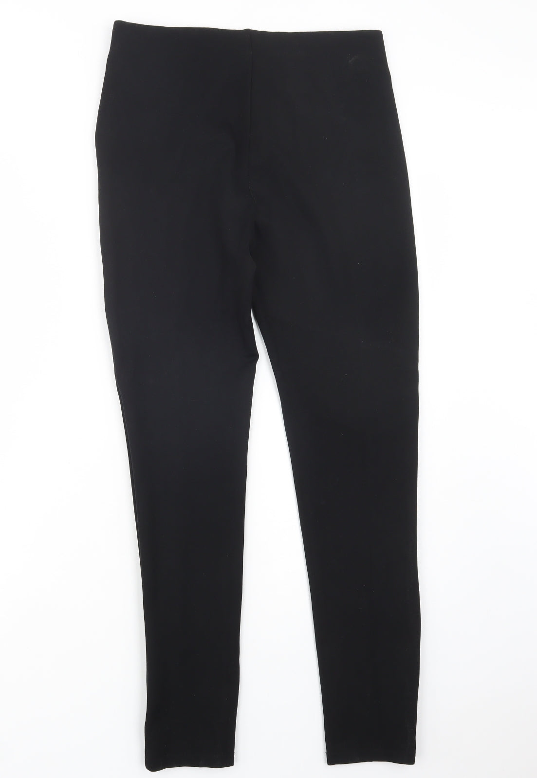 Stradivarius Womens Black  Viscose Jegging Leggings Size 14 L31 in