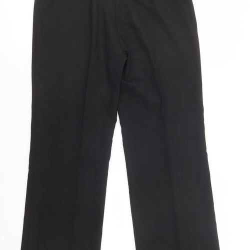 Dorothy Perkins Womens Black  Polyester Dress Pants Trousers Size 10 L29 in Regular Button