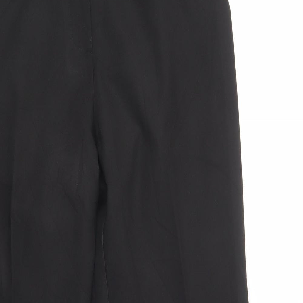 Dorothy Perkins Womens Black  Polyester Dress Pants Trousers Size 10 L29 in Regular Button