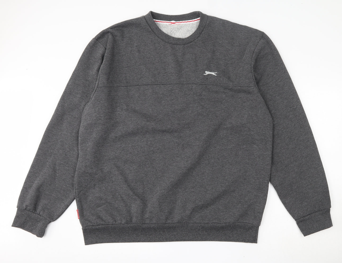 Slazenger Mens Grey  Polyester Pullover Sweatshirt Size 2XL