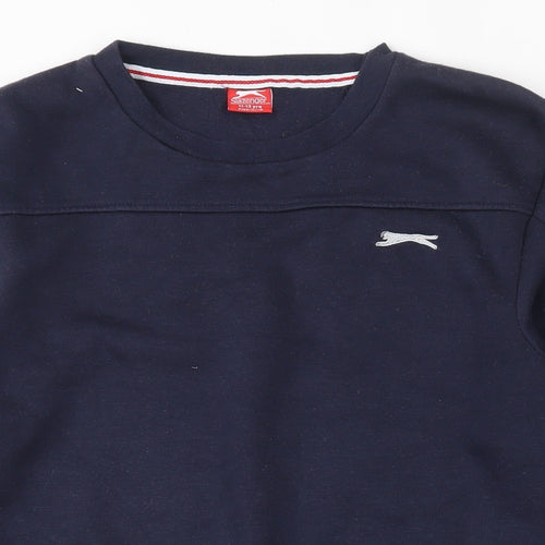 Slazenger Boys Blue  Polyester Pullover Sweatshirt Size 11-12 Years