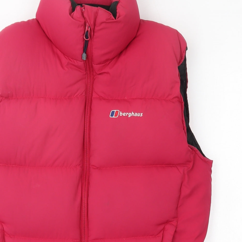 Berghaus Womens Pink   Gilet Jacket Size 14  Zip