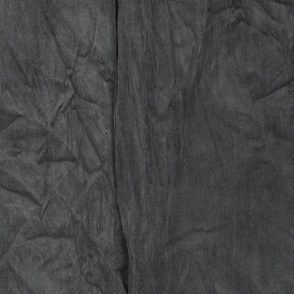 Marks and Spencer Womens Grey  Cotton Straight Jeans Size 14 L29 in Regular Button
