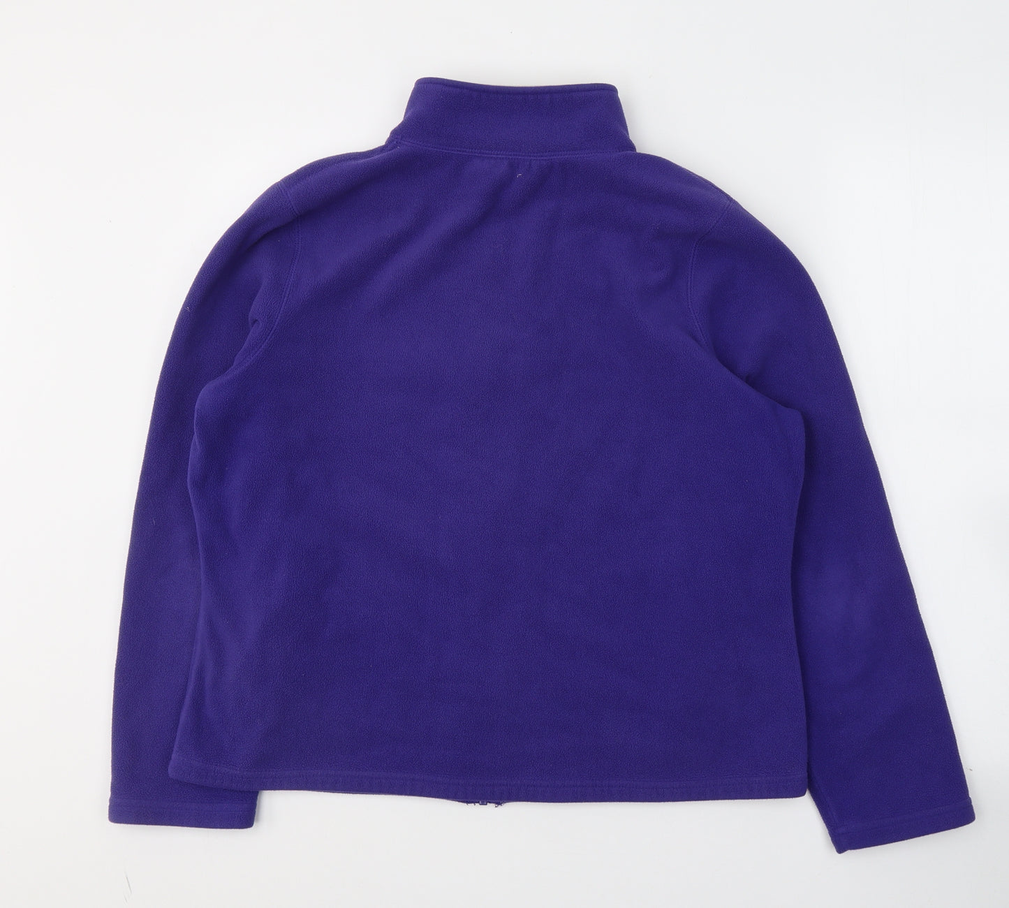 BHS Womens Purple  Polyester Full Zip Sweatshirt Size 16  Zip