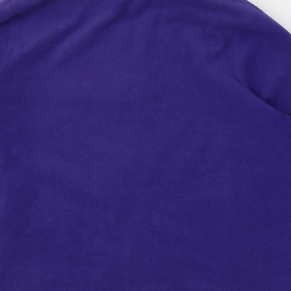 BHS Womens Purple  Polyester Full Zip Sweatshirt Size 16  Zip