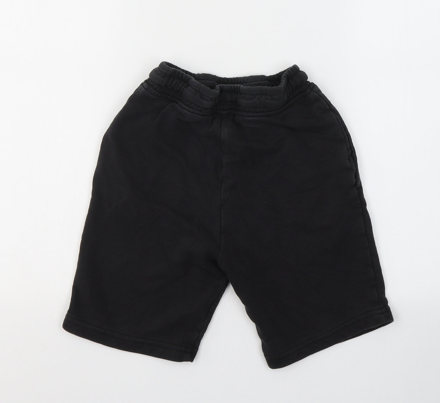 NEXT Boys Black  Cotton Sweat Shorts Size 9 Years  Regular Tie