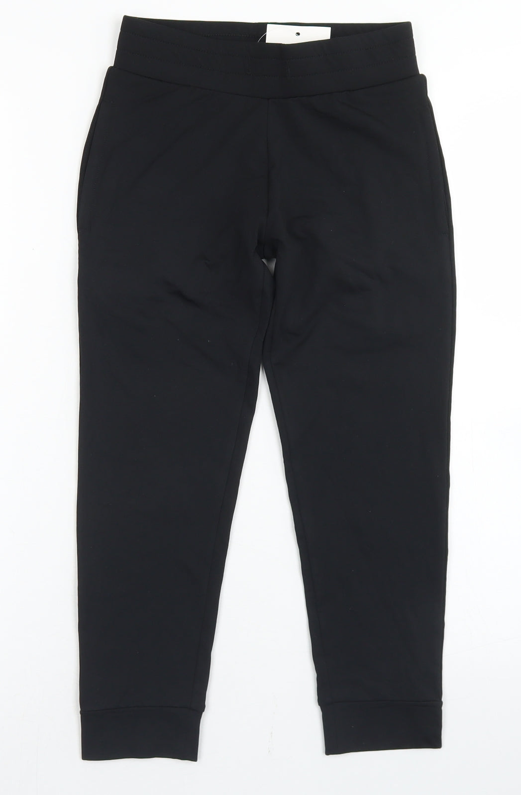 Willow Girls Black  Polyester Jogger Trousers Size 5-6 Years L20 in Regular