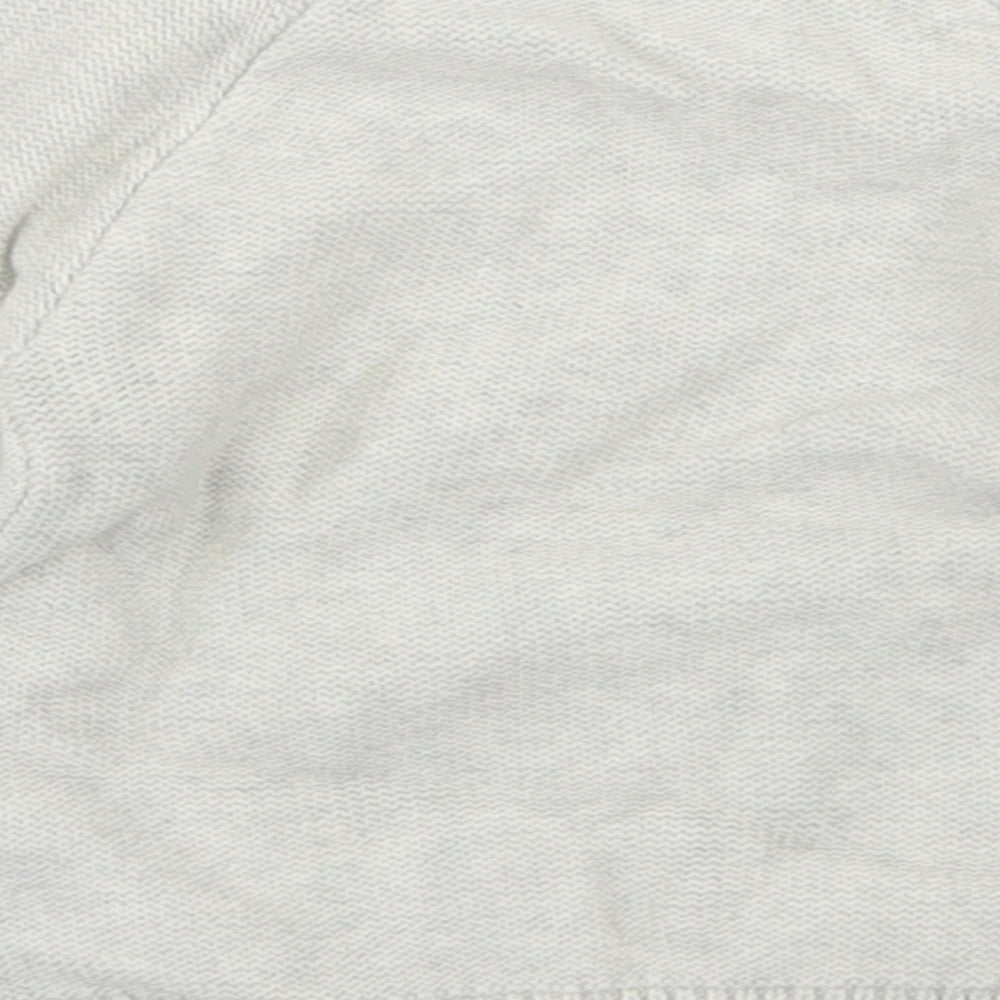 George Girls Grey  Cotton Pullover Jumper Size 0-3 Months  Button - Giraffe