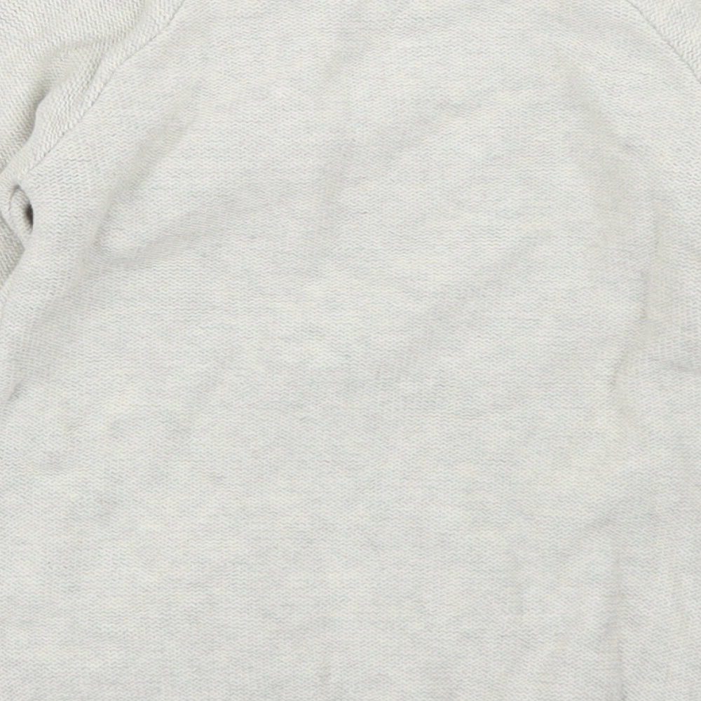 George Girls Grey  Cotton Pullover Jumper Size 18-24 Months  Button - Giraffe