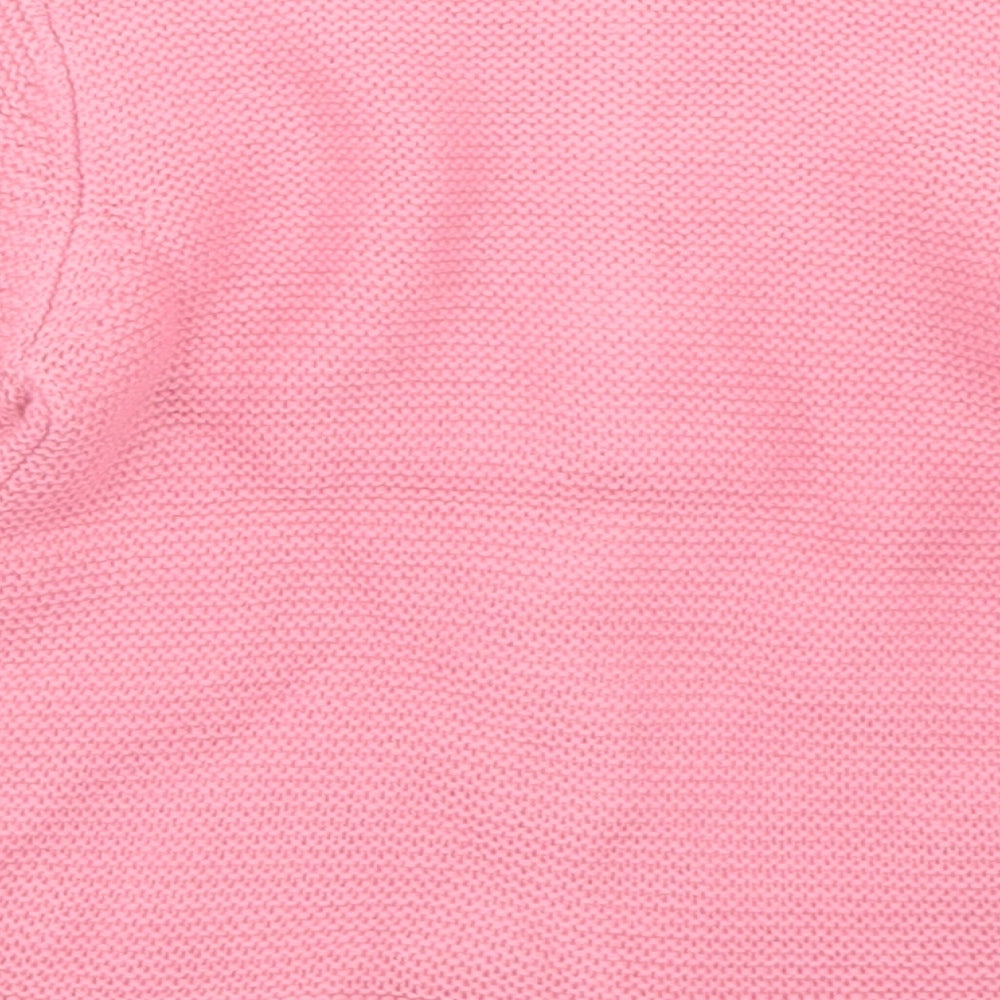 Dunnes Stores Girls Pink  Acrylic Cardigan Jumper Size 18-24 Months  Button - Woodland Creatures