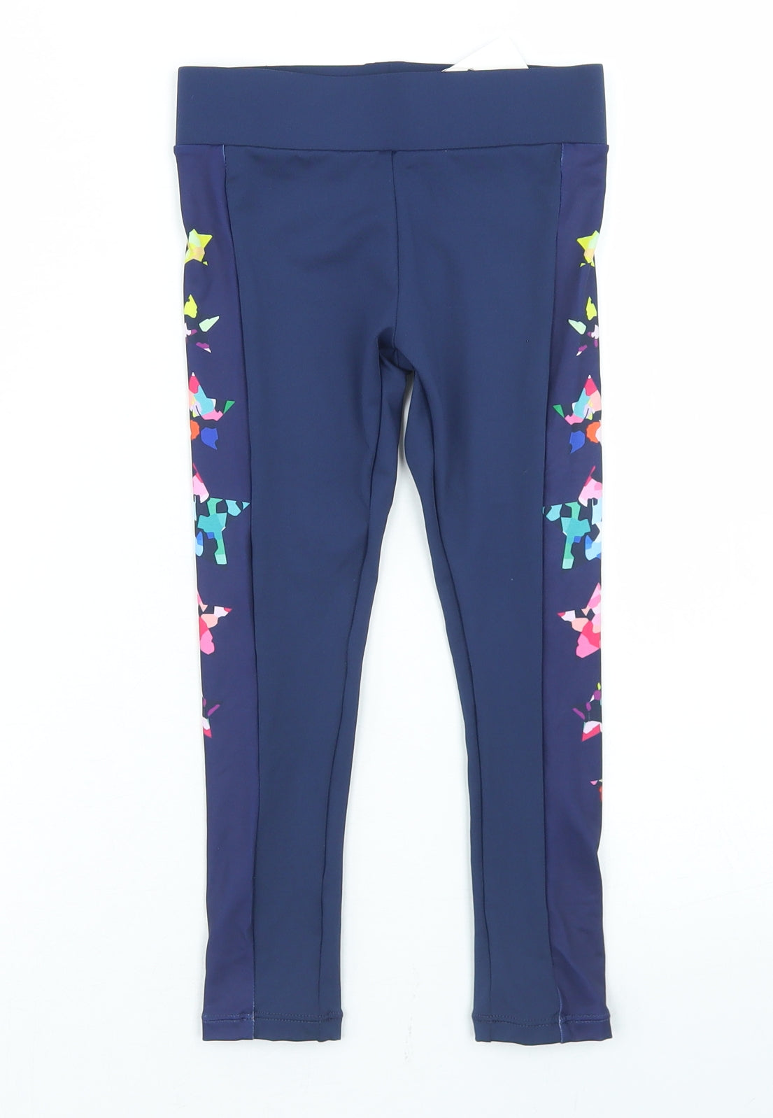 Willow Girls Blue  Polyester Jogger Trousers Size 5-6 Years  Regular