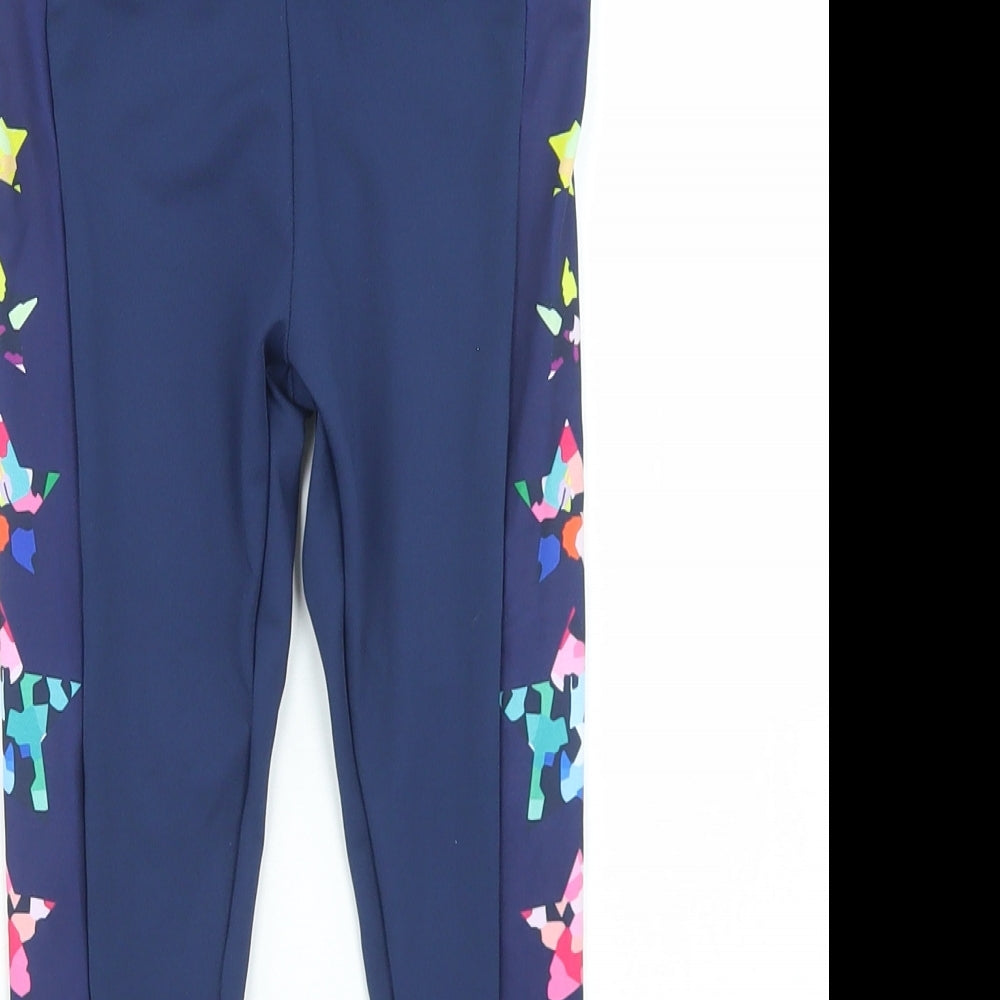 Willow Girls Blue  Polyester Jogger Trousers Size 5-6 Years  Regular