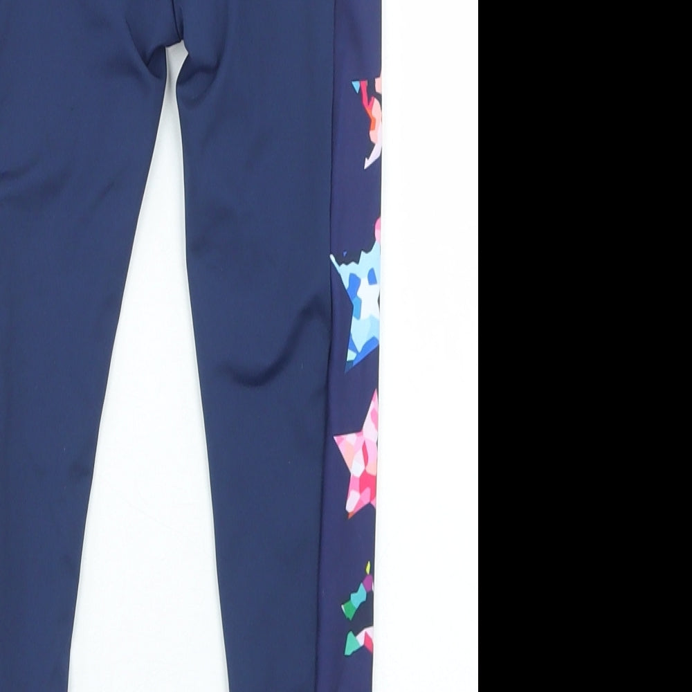 Willow Girls Blue  Polyester Jogger Trousers Size 5-6 Years  Regular