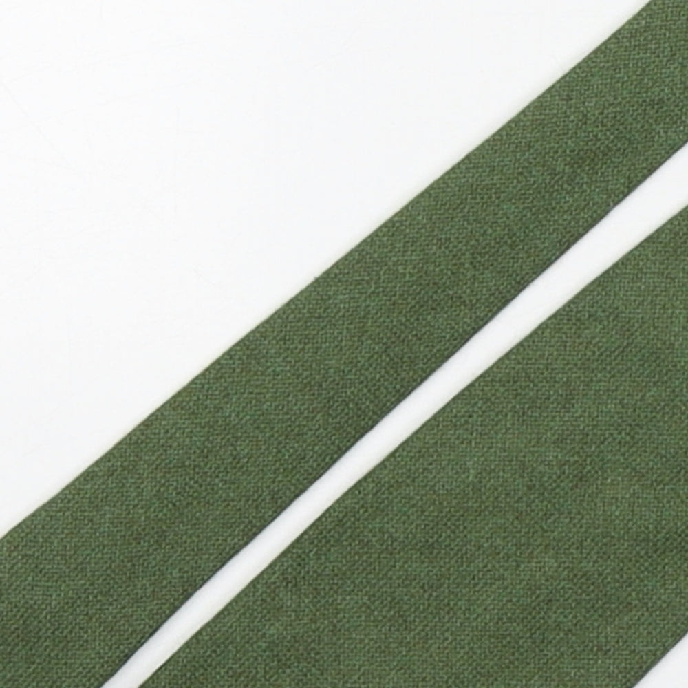 Munrospun Mens Green  Wool Pointed Tie One Size