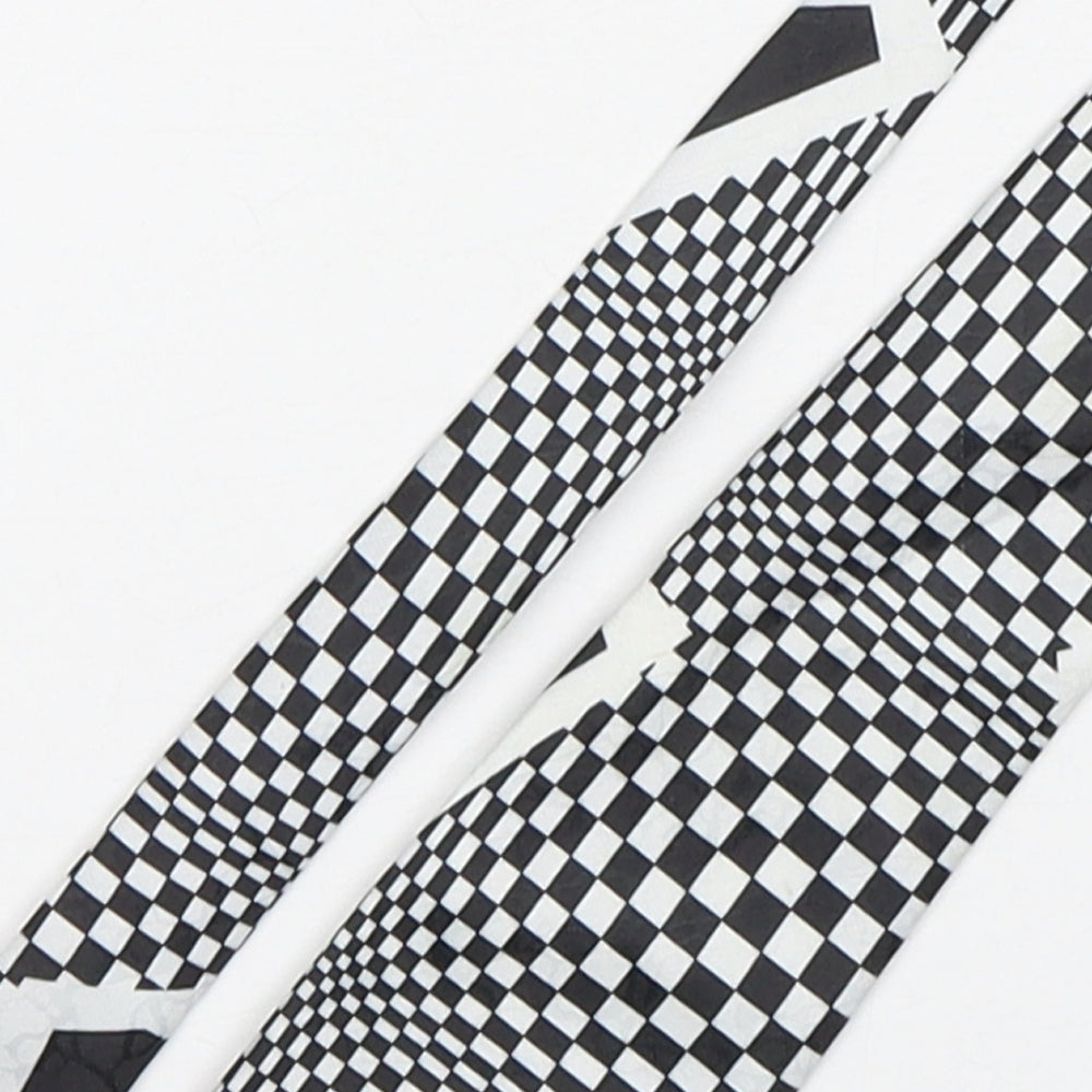 Aardvark Mens Multicoloured Plaids & Checks Polyester Pointed Tie One Size