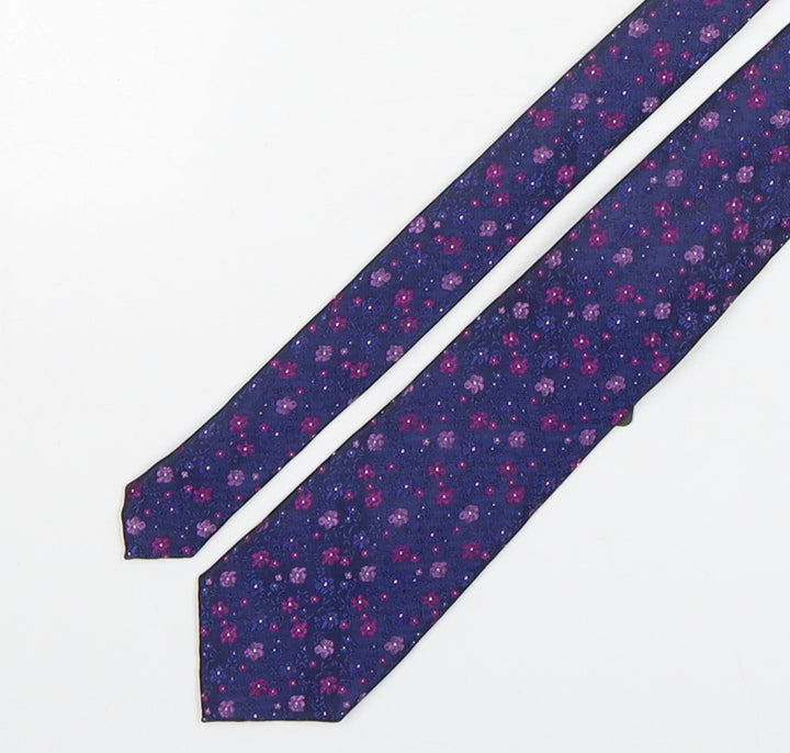 Skopes Mens Multicoloured Floral Polyester Pointed Tie One Size