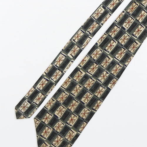 Woods & Gray Mens Multicoloured Floral Polyester Pointed Tie One Size