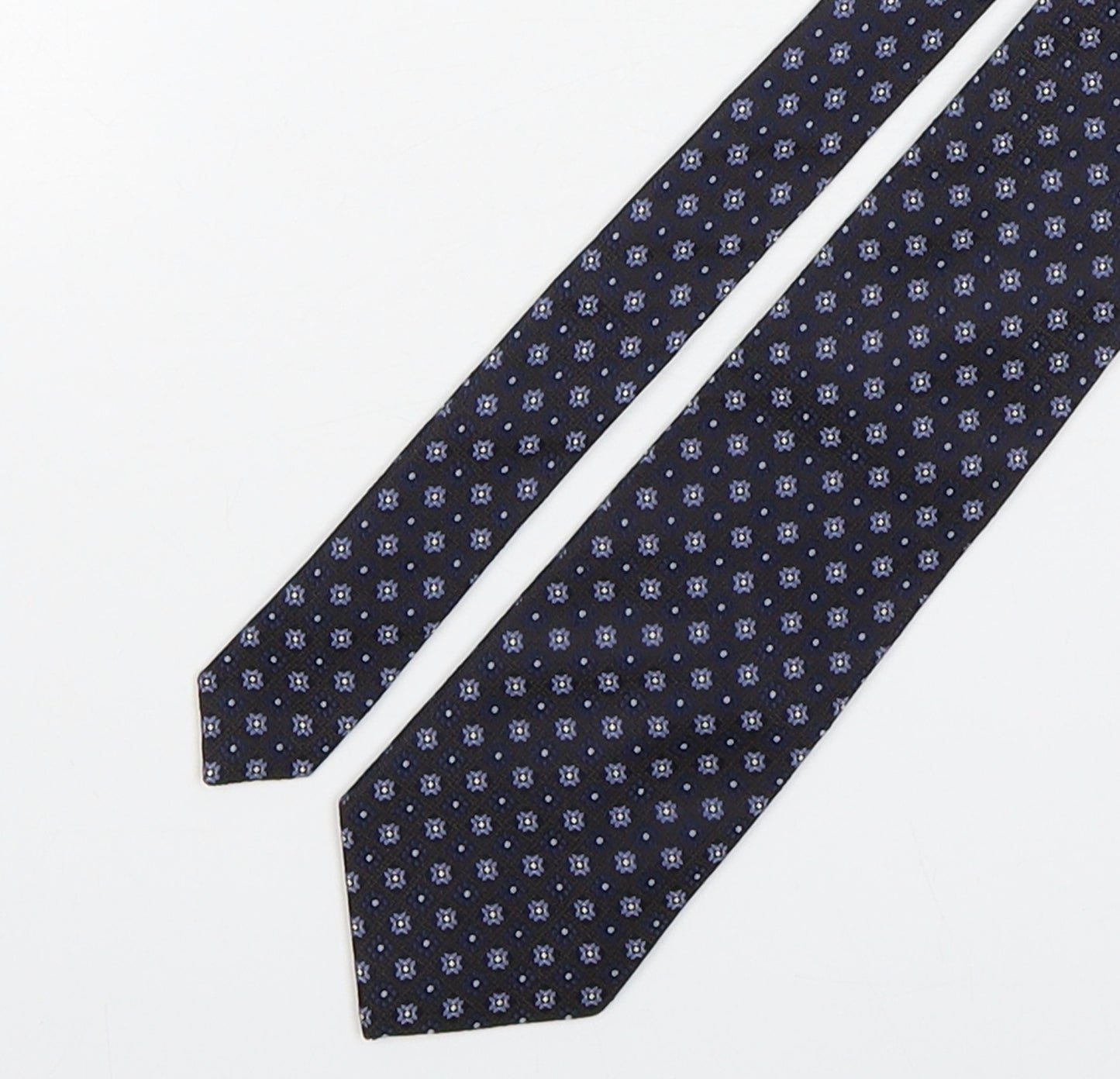 Marks and Spencer Mens Multicoloured Floral Silk Pointed Tie One Size