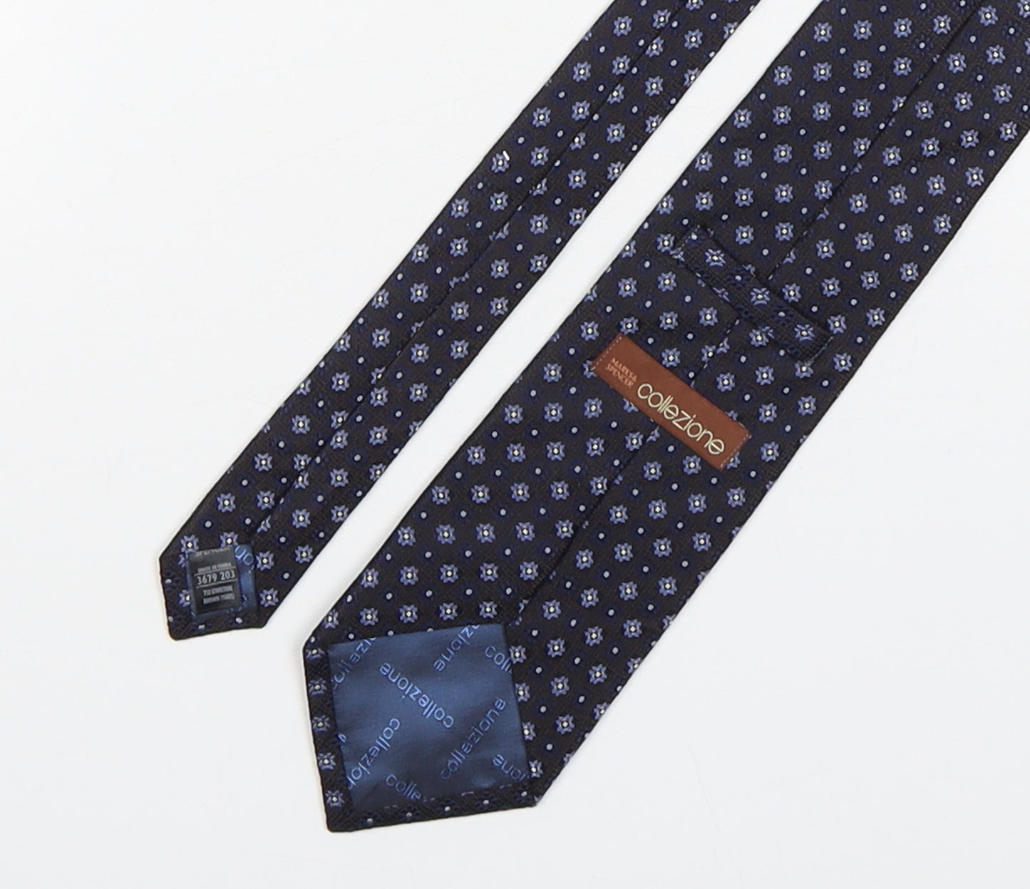 Marks and Spencer Mens Multicoloured Floral Silk Pointed Tie One Size