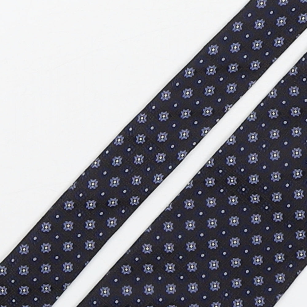 Marks and Spencer Mens Multicoloured Floral Silk Pointed Tie One Size
