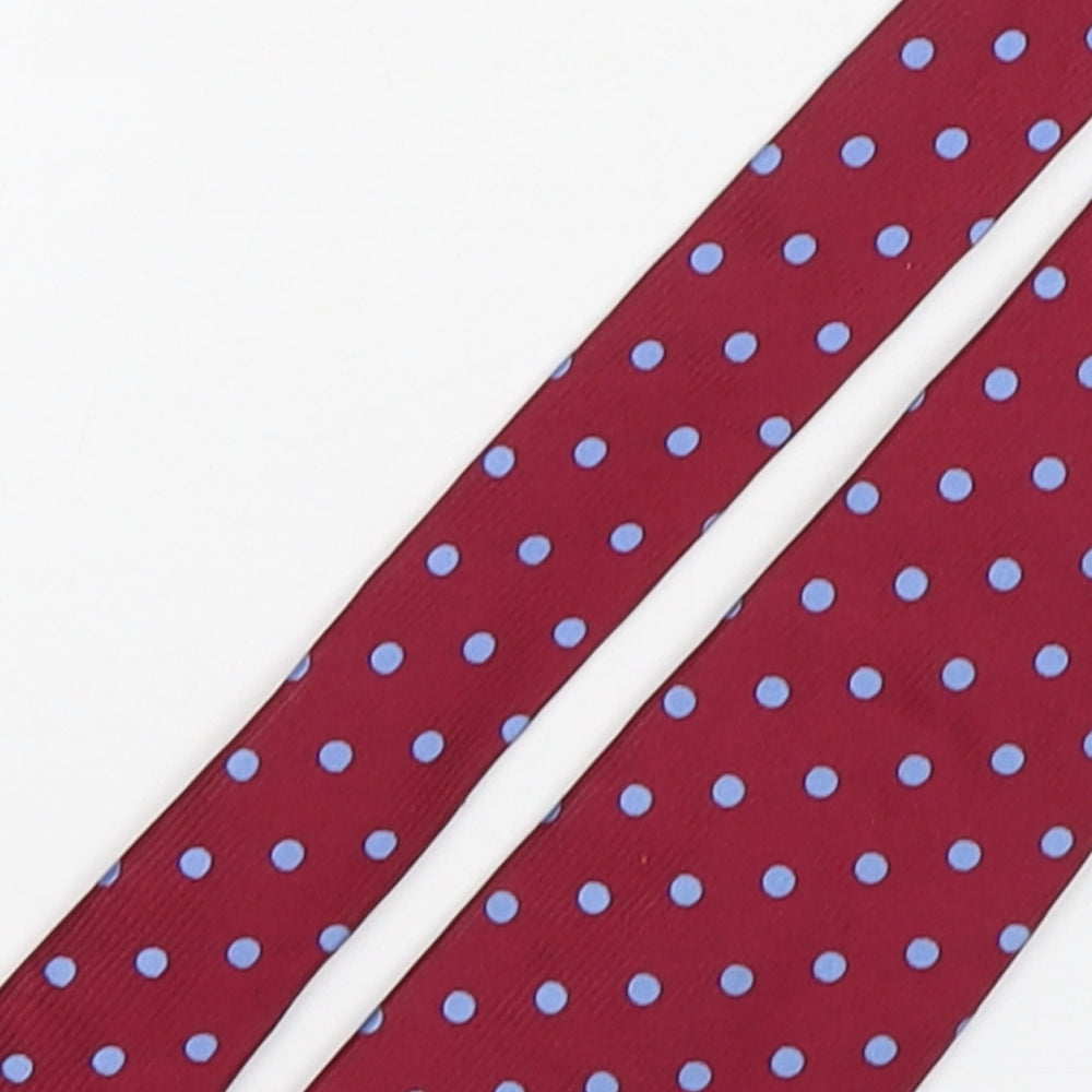 Samuel Windsor Mens Multicoloured Polka Dot Silk Pointed Tie One Size