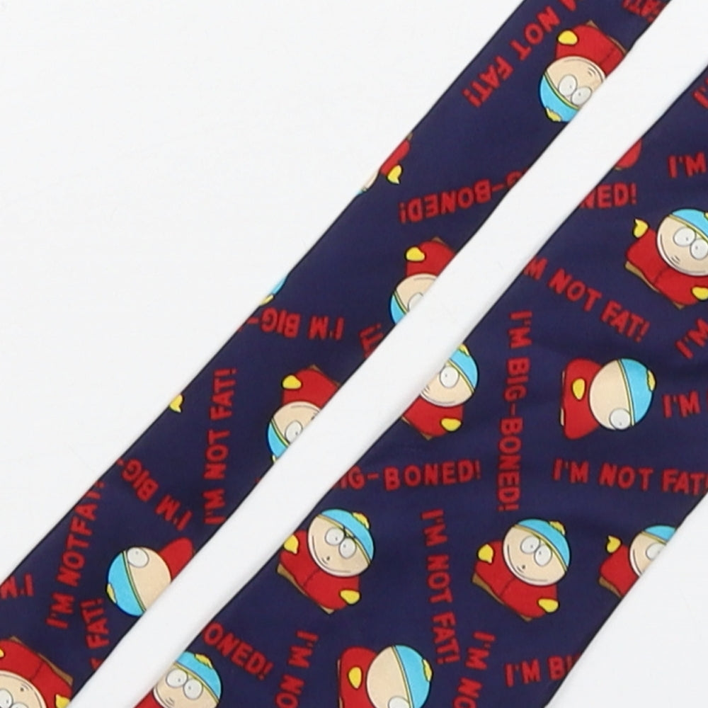 Carnaval Mens Multicoloured Geometric Silk Pointed Tie One Size - South Park