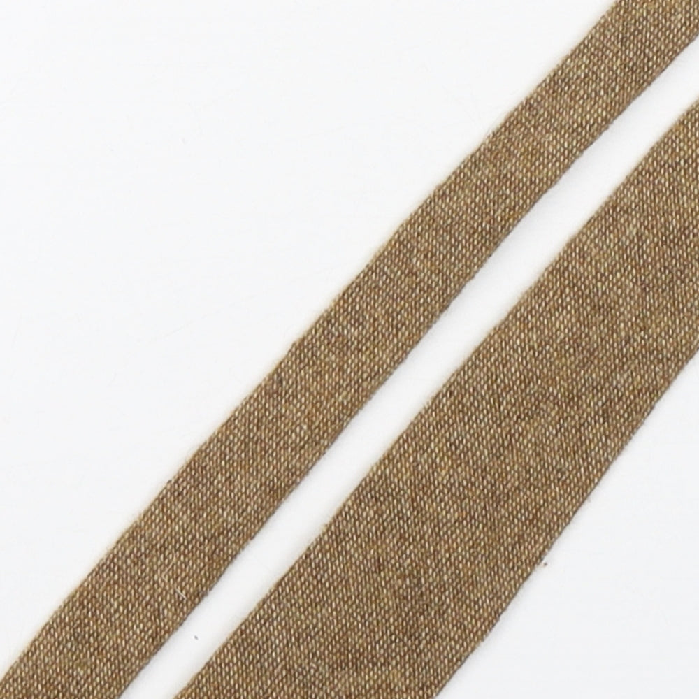 The National Trust Mens Brown  Wool Pointed Tie One Size