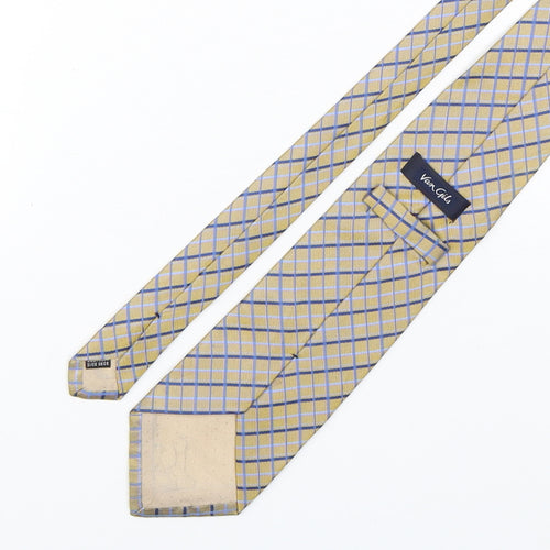 Van Girls  Mens Multicoloured Plaids & Checks Silk Pointed Tie One Size