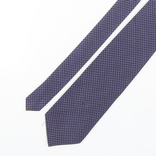 Debenhams Mens Multicoloured Plaids & Checks Polyester Pointed Tie One Size