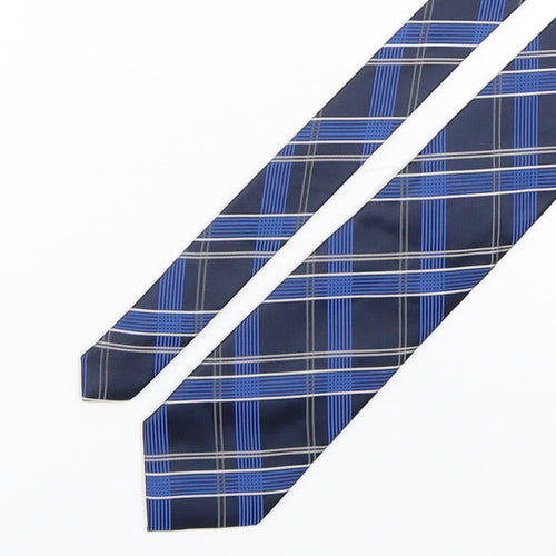 Greenwoods Mens Multicoloured Plaids & Checks Polyester Pointed Tie One Size