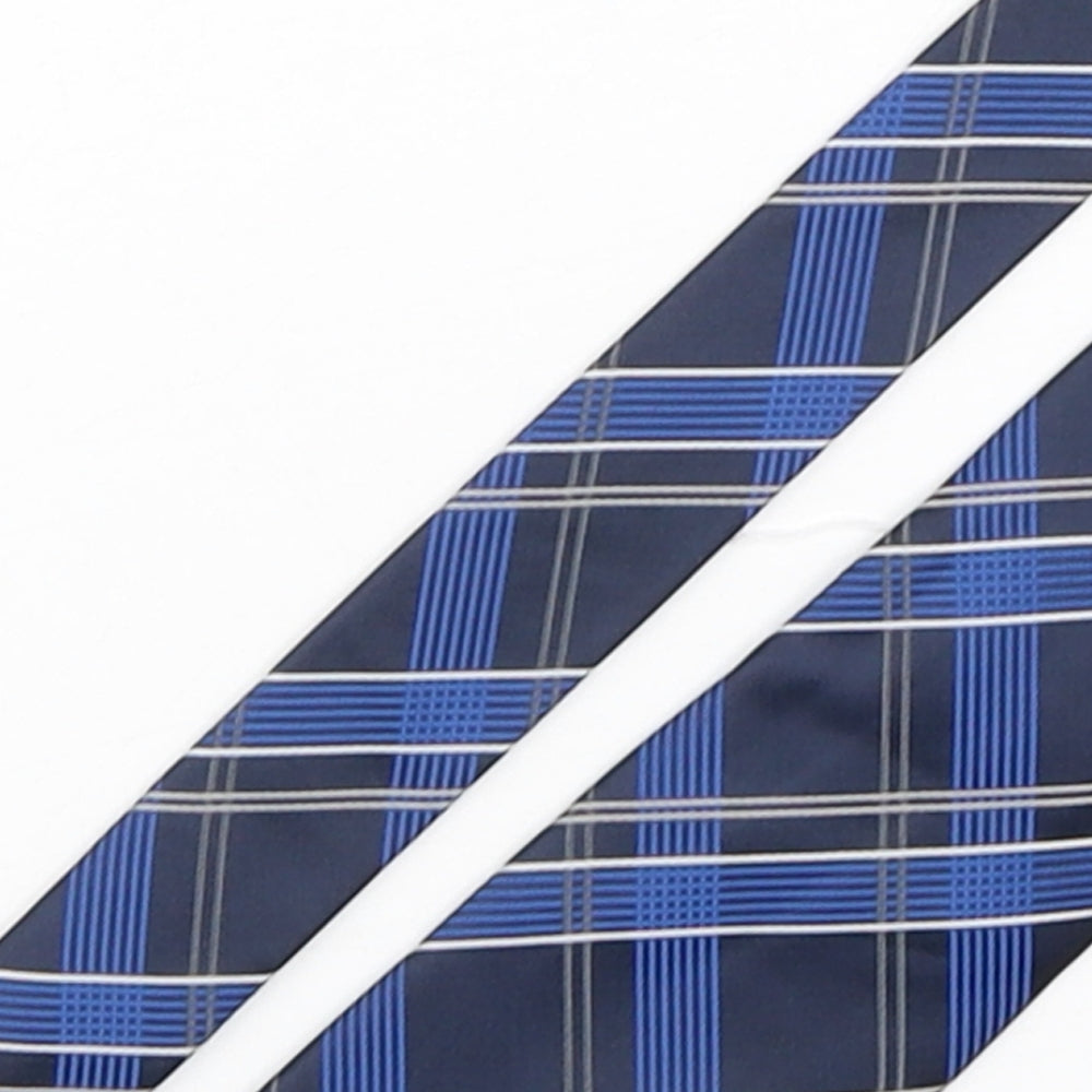 Greenwoods Mens Multicoloured Plaids & Checks Polyester Pointed Tie One Size