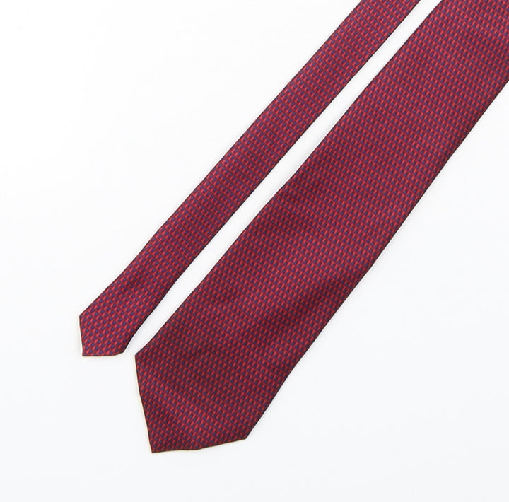 Debenhams Mens Multicoloured Plaids & Checks Silk Pointed Tie One Size