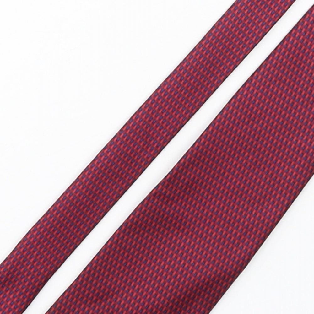 Debenhams Mens Multicoloured Plaids & Checks Silk Pointed Tie One Size