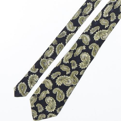 George Arthur Dunn Mens Multicoloured Paisley Silk Pointed Tie One Size