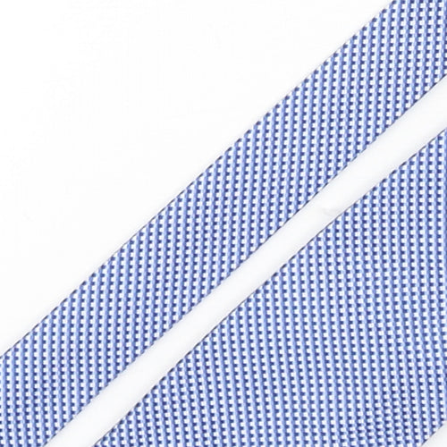 Loding  Mens Blue Plaids & Checks Silk Pointed Tie One Size