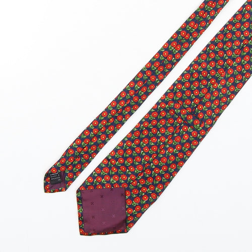 Marks and Spencer Mens Multicoloured Floral Silk Pointed Tie One Size